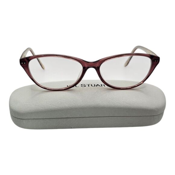 JILL STUART women JS315-3 Eyeglasses Petite 52-15-135 Pink Crystal FRAMES ONLY - Picture 1 of 13